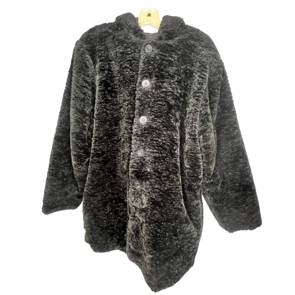Sonia Rykiel Enfant Black Hoodie Coat